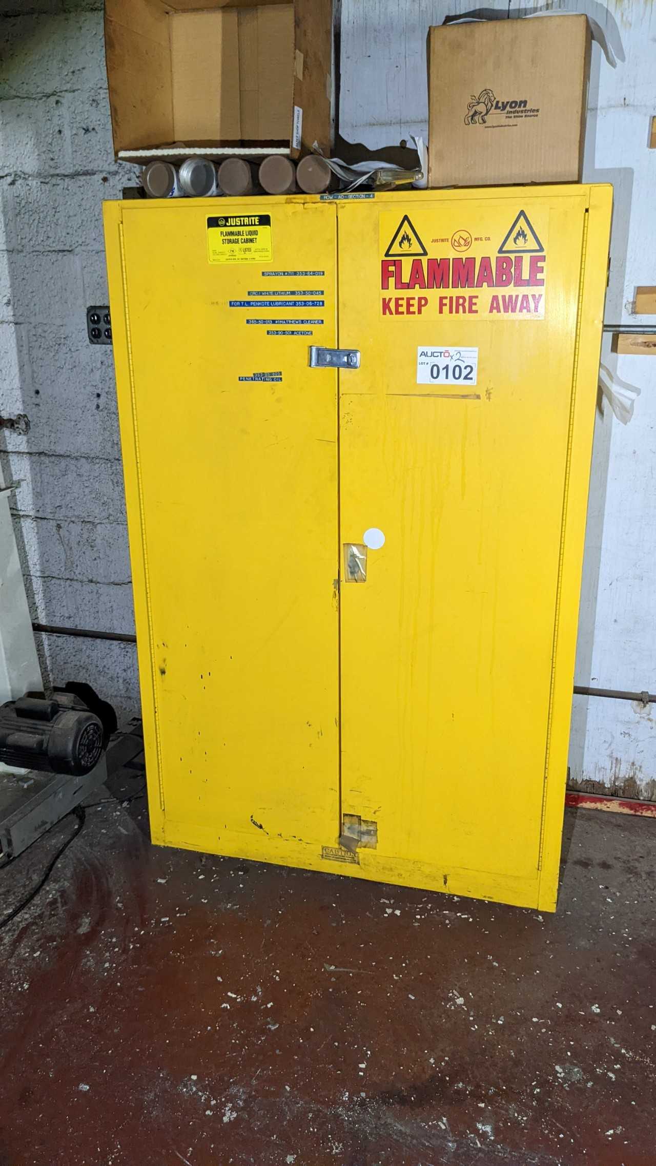 Flammable fire cabinet - TOOL STORAGE