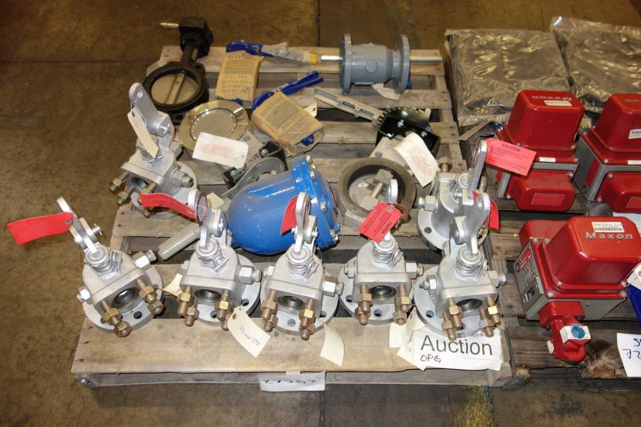 2 PALLETS OF ASSORTED VALVES AND REPLACEMENT PARTS - VALVES