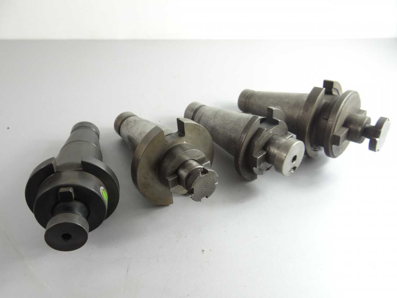 LOT OF 4 NMTB50 MILLING ARBORS PARLEC CINCINNATI - VERTICAL BORING MILL