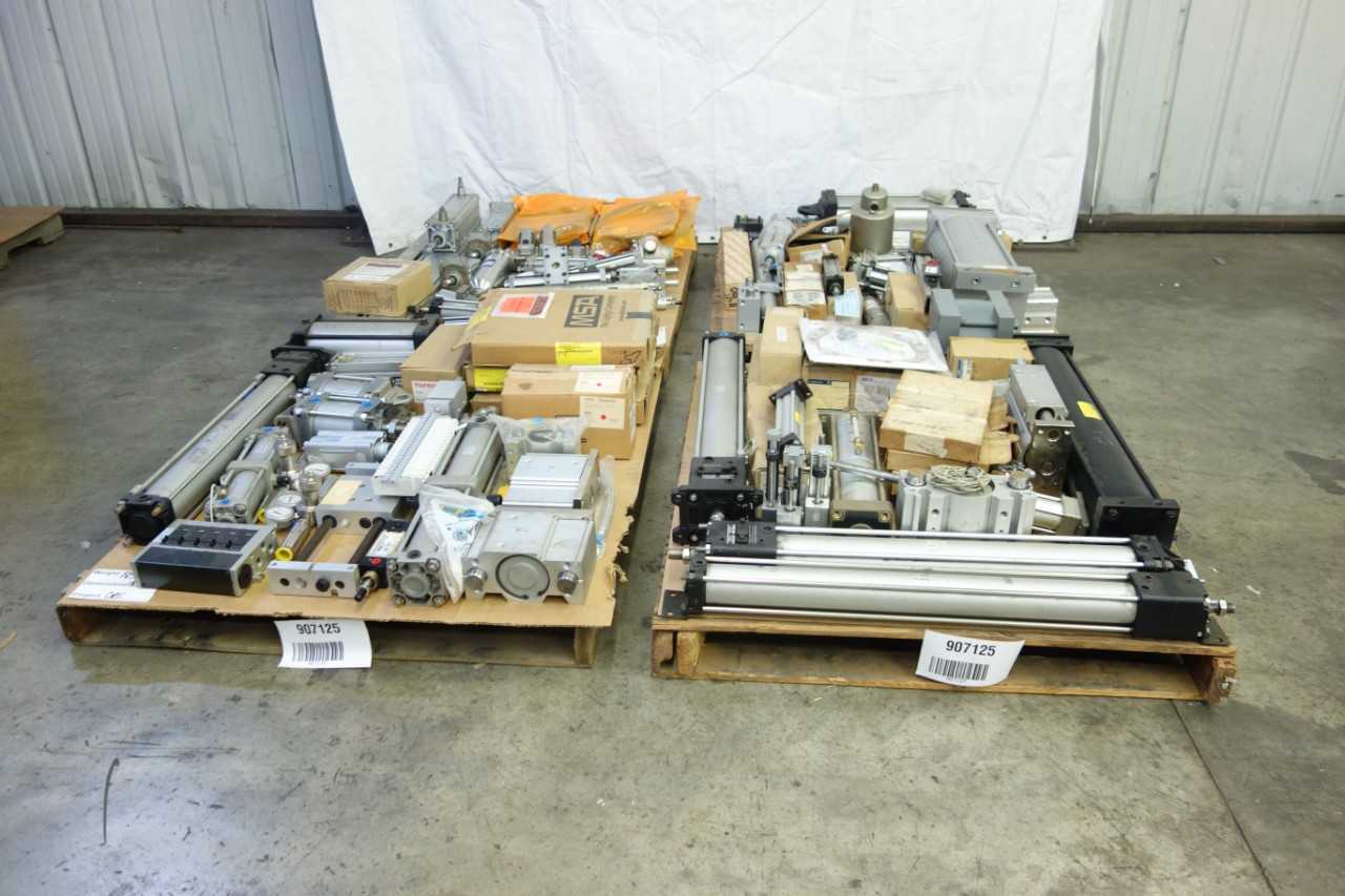 4 PALLETS OF ASSORTED PNEUMATIC REPLACEMENT PARTS - PNEUMATIC POWER TOOL