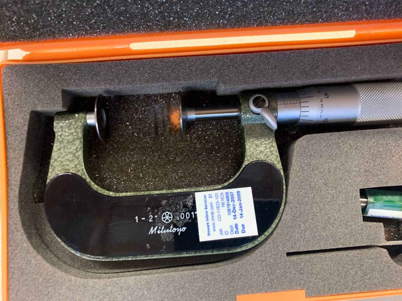 Mitutoyo Micrometer - METAL INSPECTION EQUIPMENT