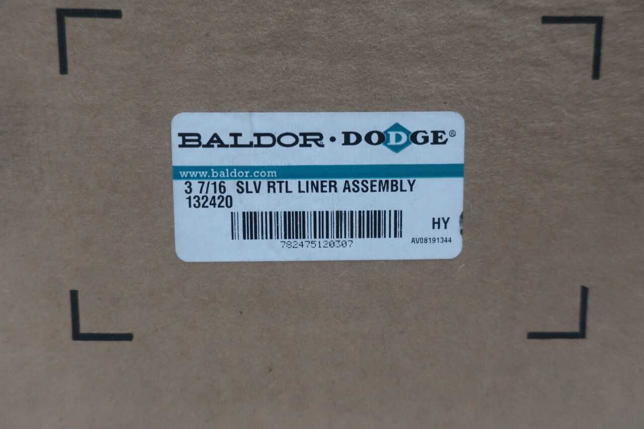 BALDOR 132420 SLEEVOIL LINER ASSEMBLY 3-7/16IN - INDUSTRIAL PARTS