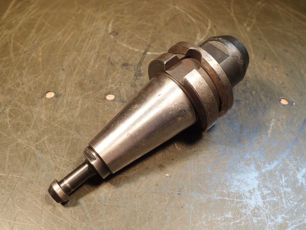 5/8" End Mill Milling Tool Holder: 60mm Projection, BT-40 Taper Shank - MACHINING ACCESSORIES & TOOLING