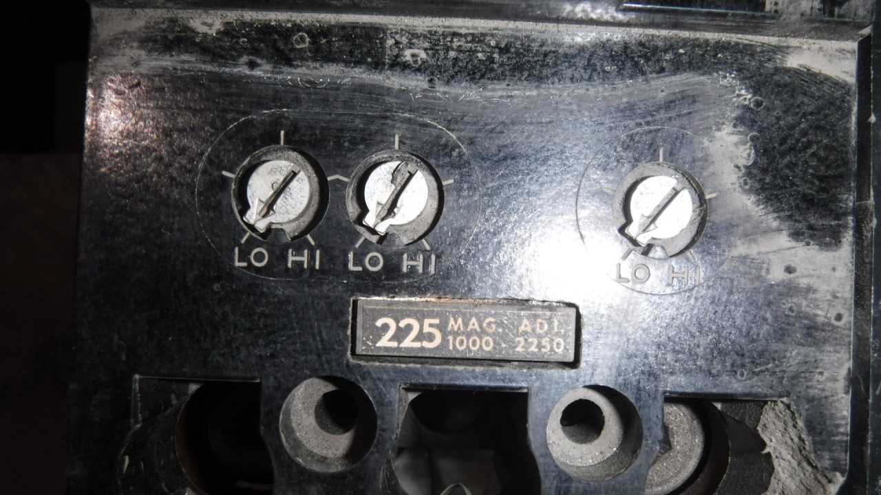 Lot of Three 225 Amp Circuit Breakers - CIRCUIT BREAKERS