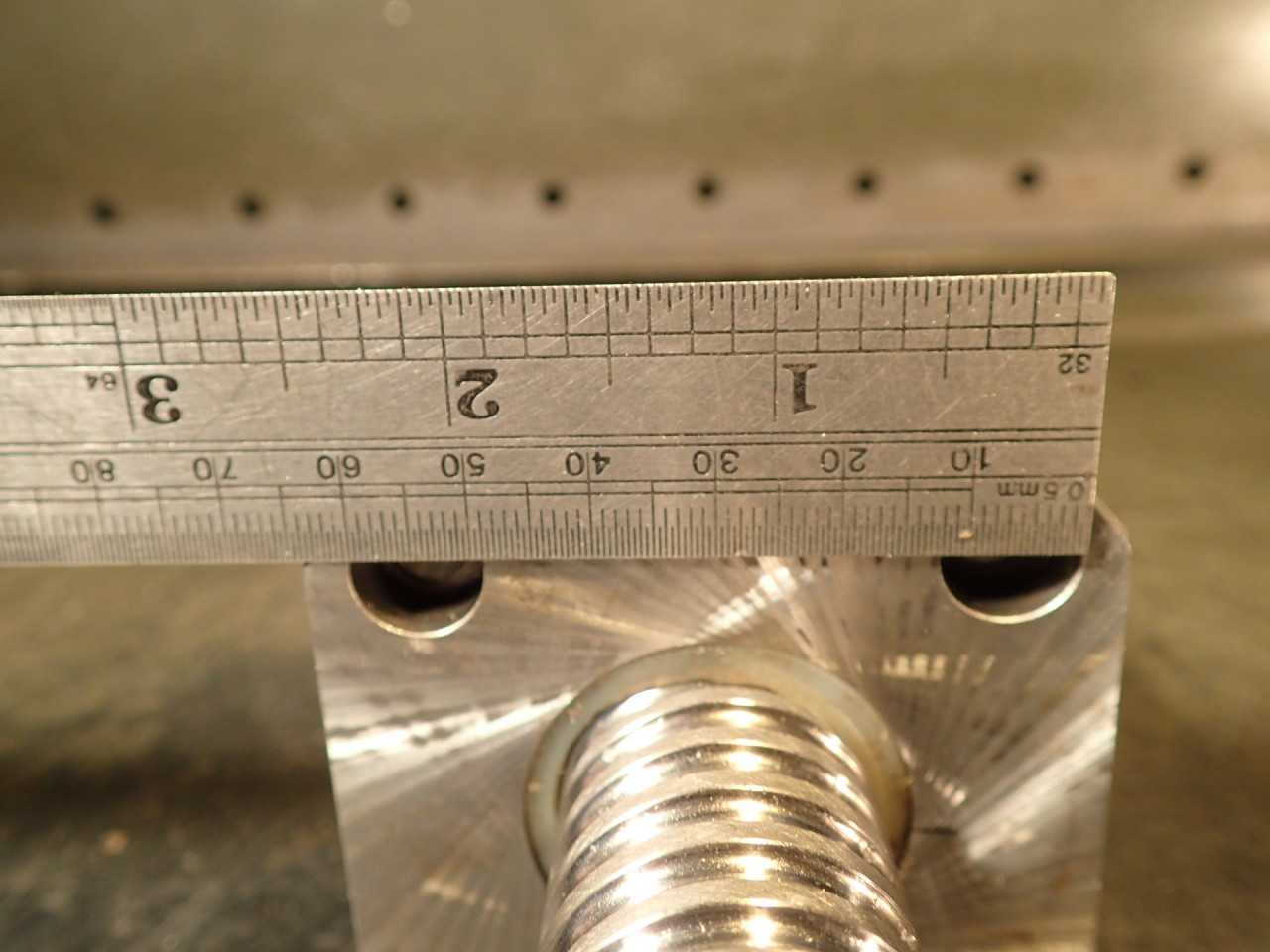 Barnes Ind Ball Lead Screw: 6mm Pitch, 135mm Travel, 350mm OAL Mazak - MACHINING ACCESSORIES & TOOLING