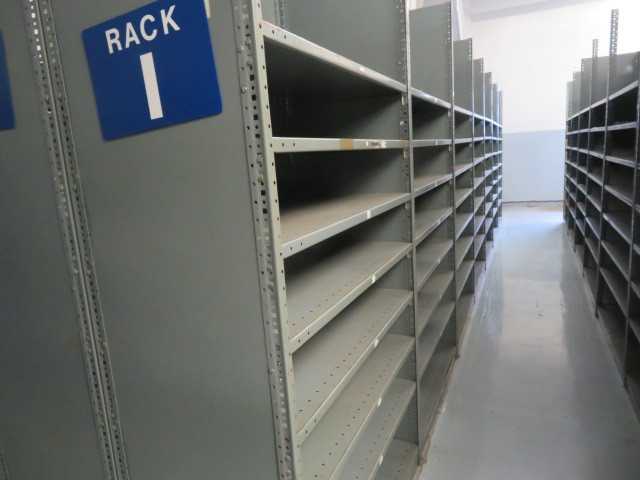 Very Large Lot of Metal Shelves - MISCELLANEOUS