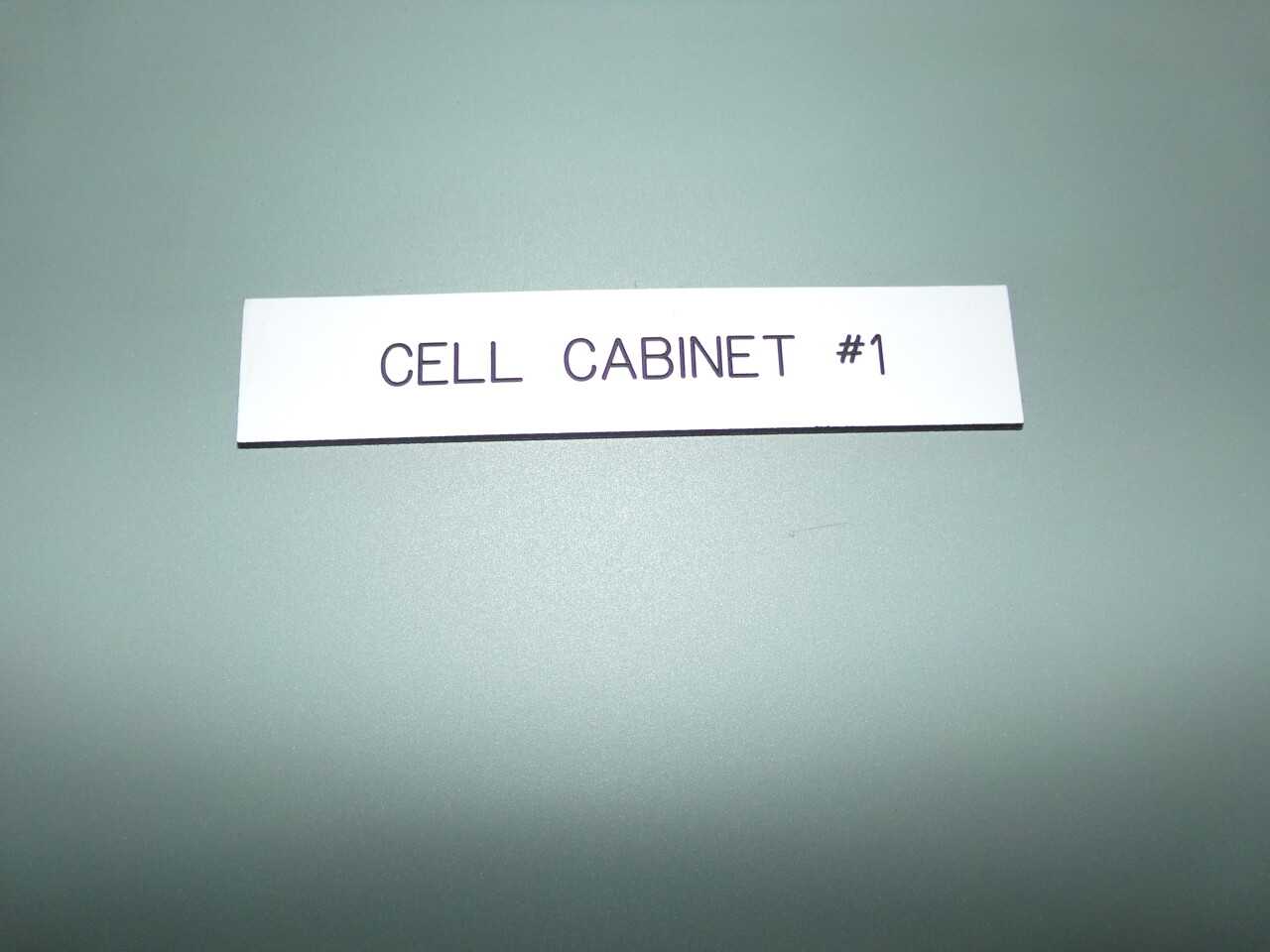 SIEMENS  CELL CABINET #1N, 3 SECTIONS - TOOL STORAGE