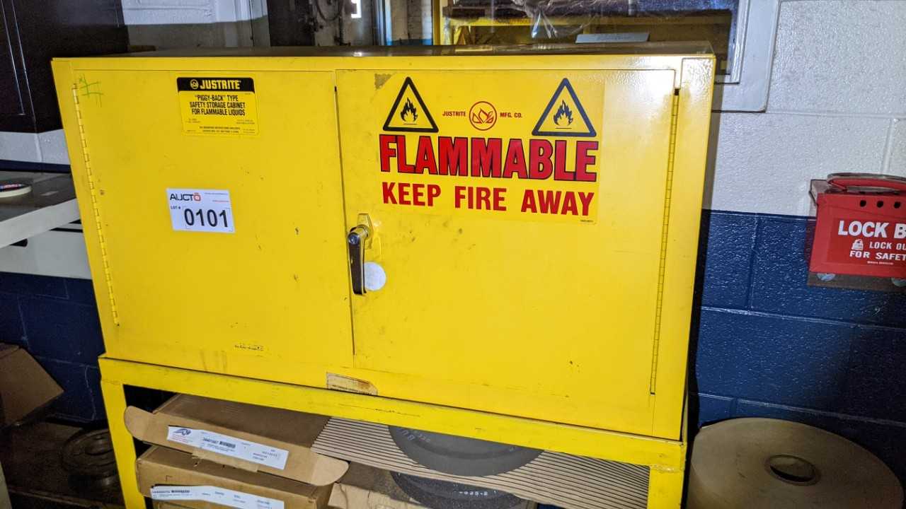 2 door flammable cabinet. 43"x22" - TOOL STORAGE