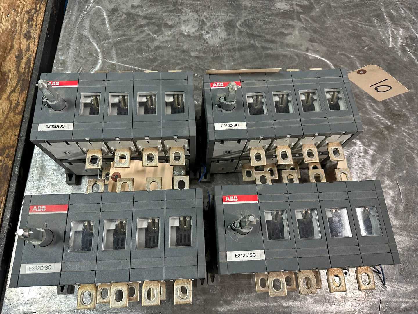 BULK LOT OF ABB DISCONNECT SWITCHES QTY 4 - DISCONNECT SWITCHES