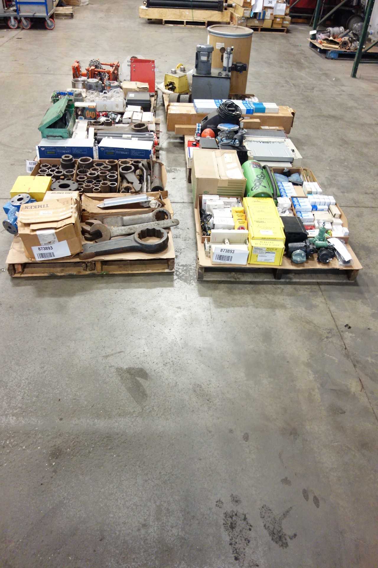 6 PALLETS OF MISCELLANEOUS INDUSTRIAL SURPLUS - ELECTRICAL COMPONENTS