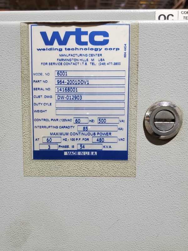 WTC WT6001 Medium Frequency Welding Controller - WELDING EQUIPMENT