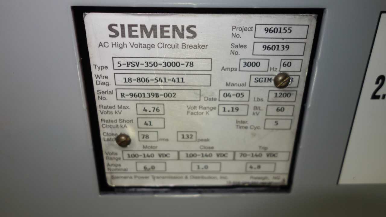 25X SECTIONS OF ALLIS CHALMERS SWITCHGEAR BREAKER CABINET (INCLUDES 2 BREAKERS)  DELAYED REMOVAL - SWITCHGEAR