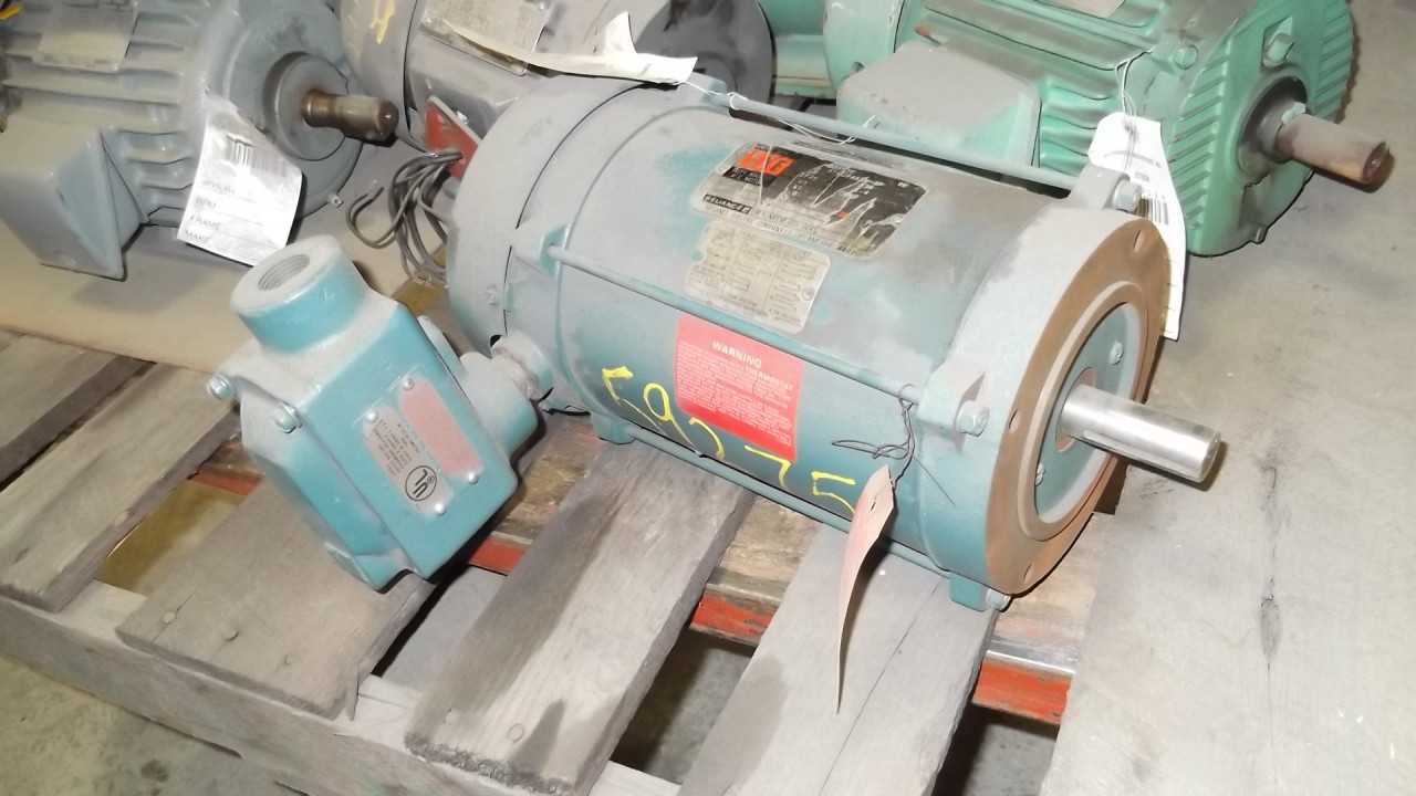 2 HP 1800 RPM 145TC Frame Reliance Motor Unused - ELECTRIC MOTORS