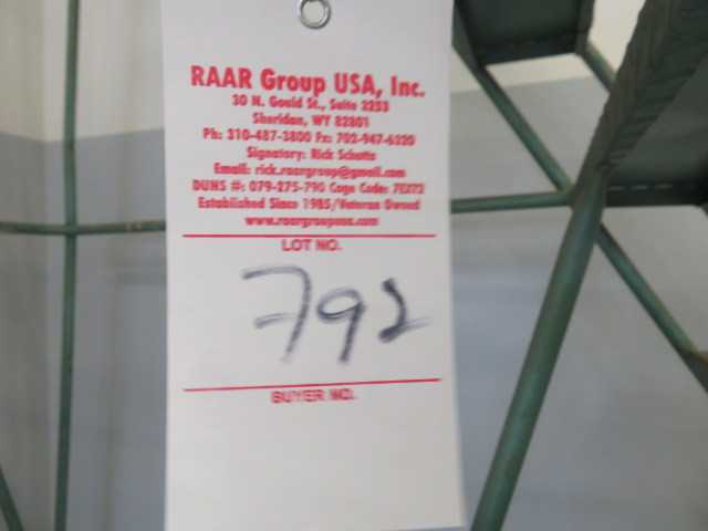 Tall Steel Ladder on Wheels - MISCELLANEOUS