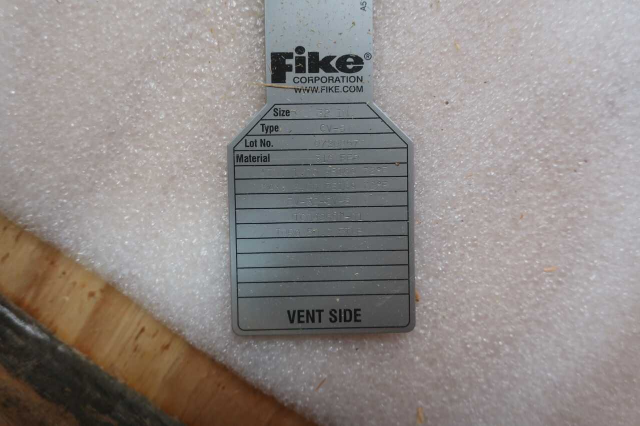 FIKE CV-S 0720867 EV-32-CV-S 32IN RUPTURE DISC - INDUSTRIAL PARTS