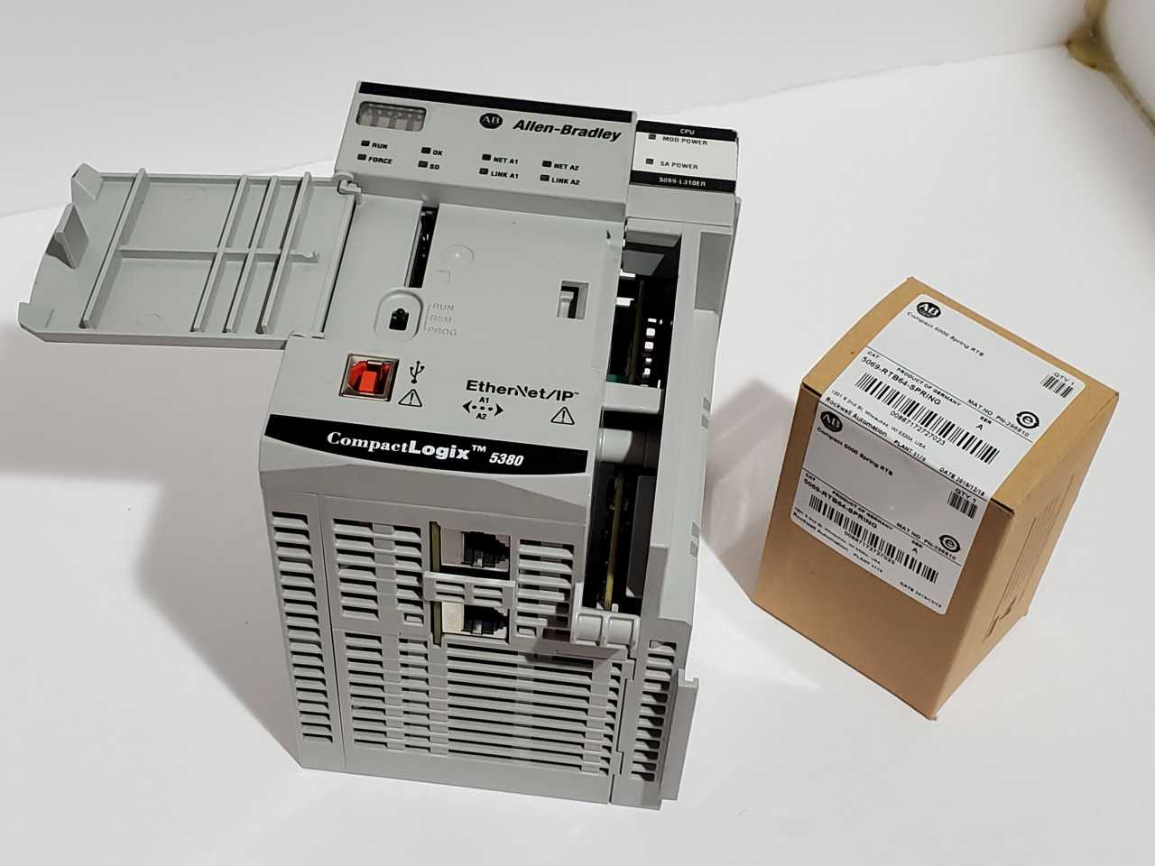 Allen Bradley CompactLogix 5069-L310ER Plus Brand new 5069-RTB64 Spring - AUTOMATION & CONTROLS