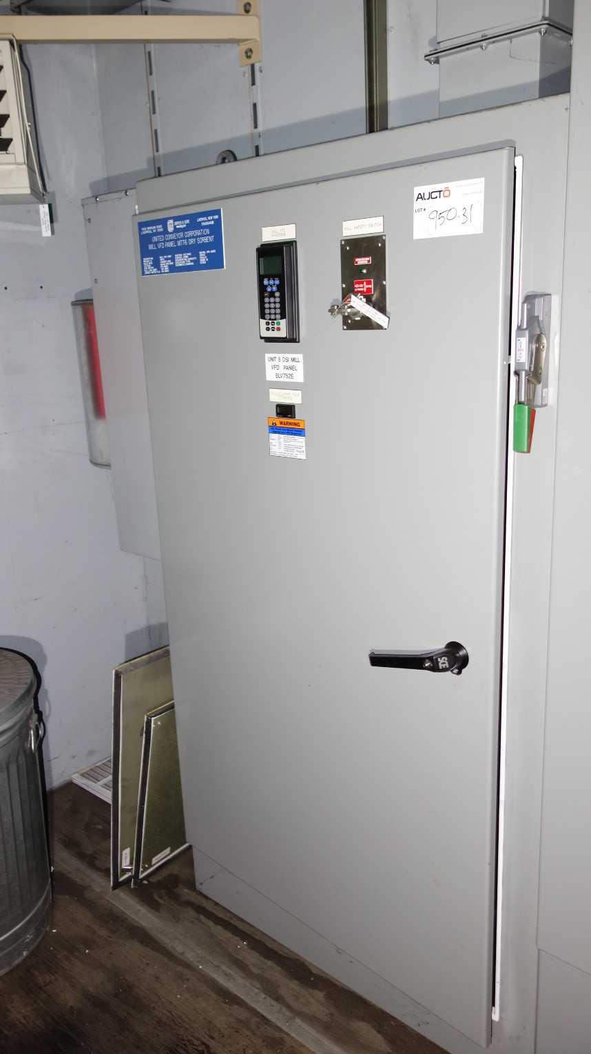 DSI MILL VFD CONTROL PANEL W/ ALLEN BRADLEY 200HP MOTOR DRIVE - MOTOR DRIVES