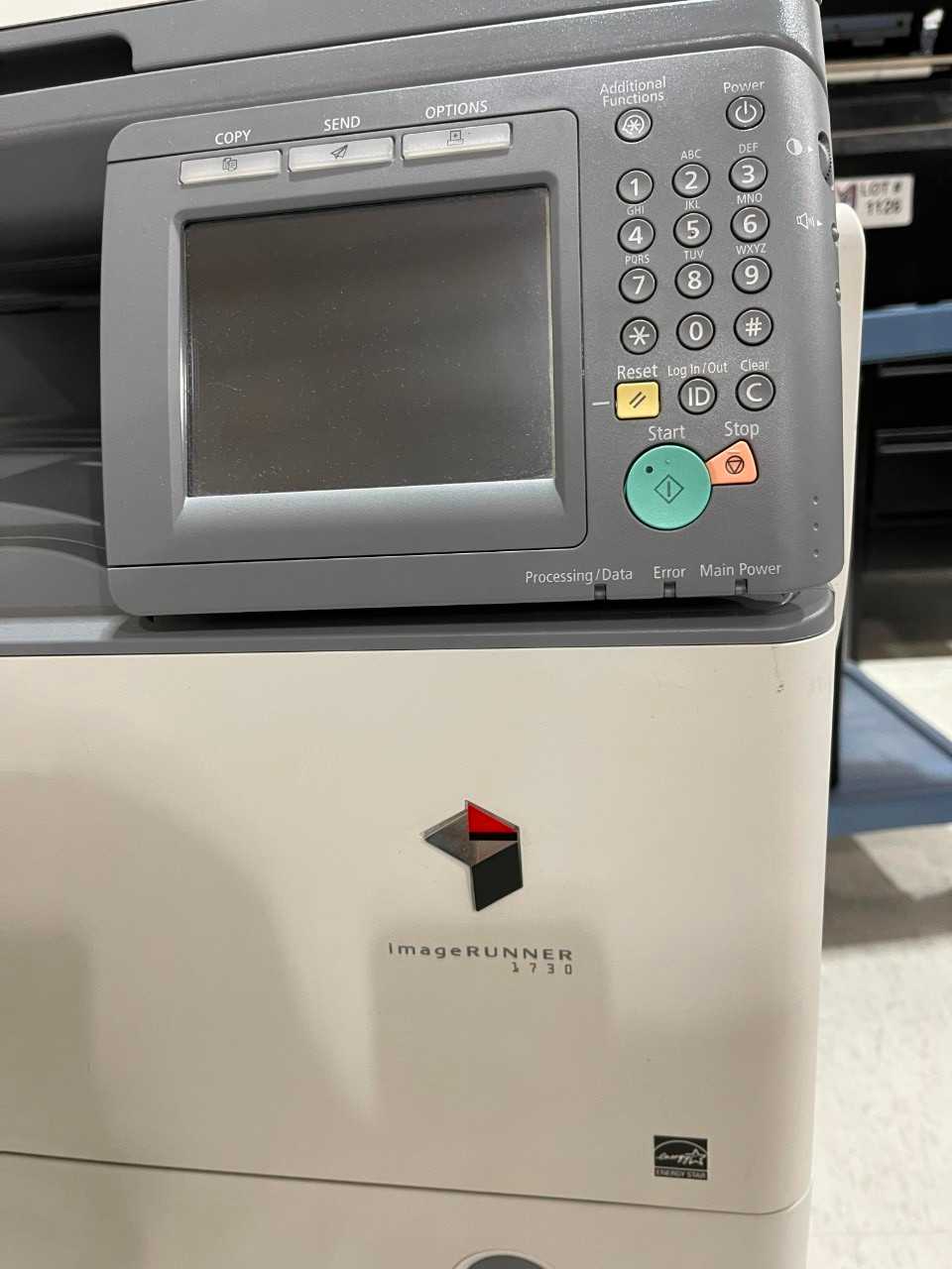 Cannon Image Runner 1730 Copier - MISCELLANEOUS