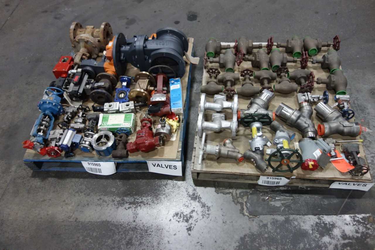 2 PALLETS OF ASSORTED VALVES - VALVES