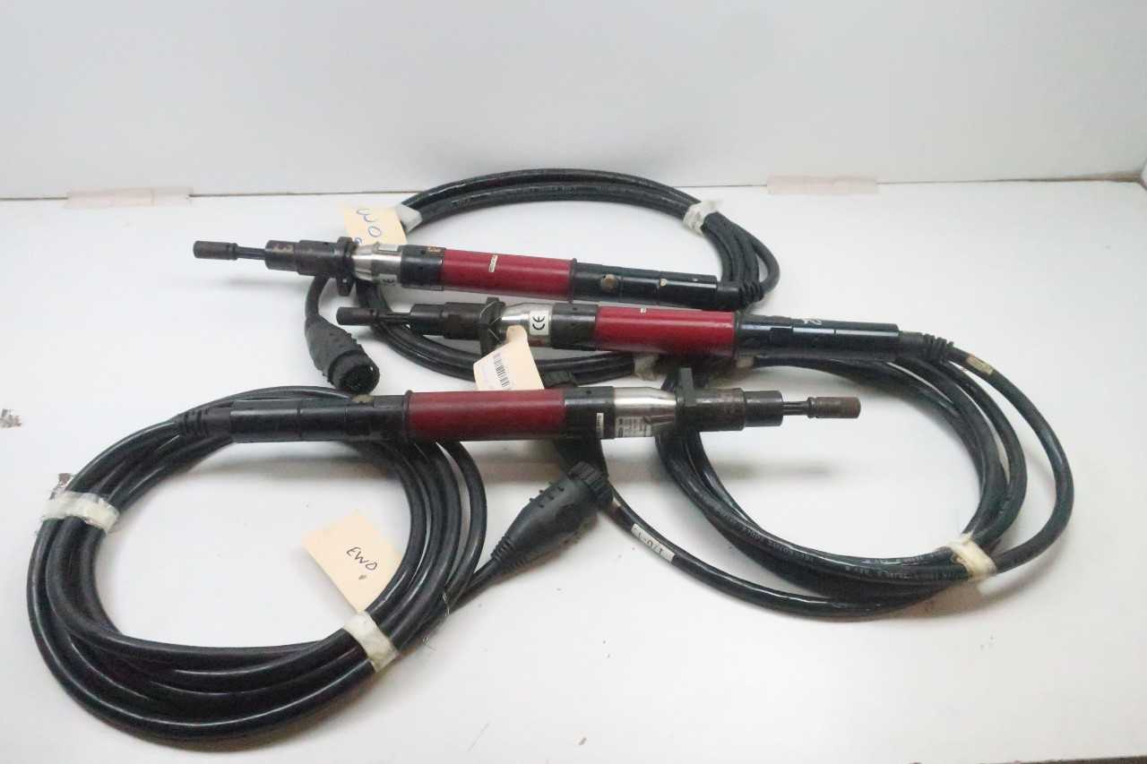 LOT OF 3 ASSORTED TECHMOTIVE TOOLS T066I020MSP3 NUTRUNNERS - ELECTRIC POWER TOOLS