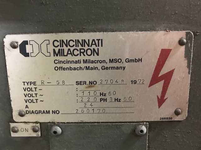 Cincinnati Milacron R-58 Cylindrical Grinder - CYLINDRICAL GRINDERS