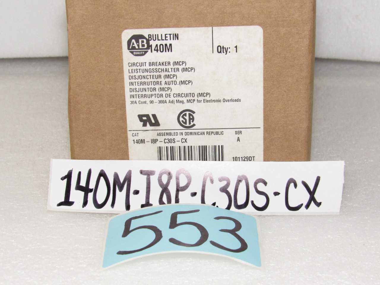Allen Bradley Circuit breakers - CIRCUIT BREAKERS