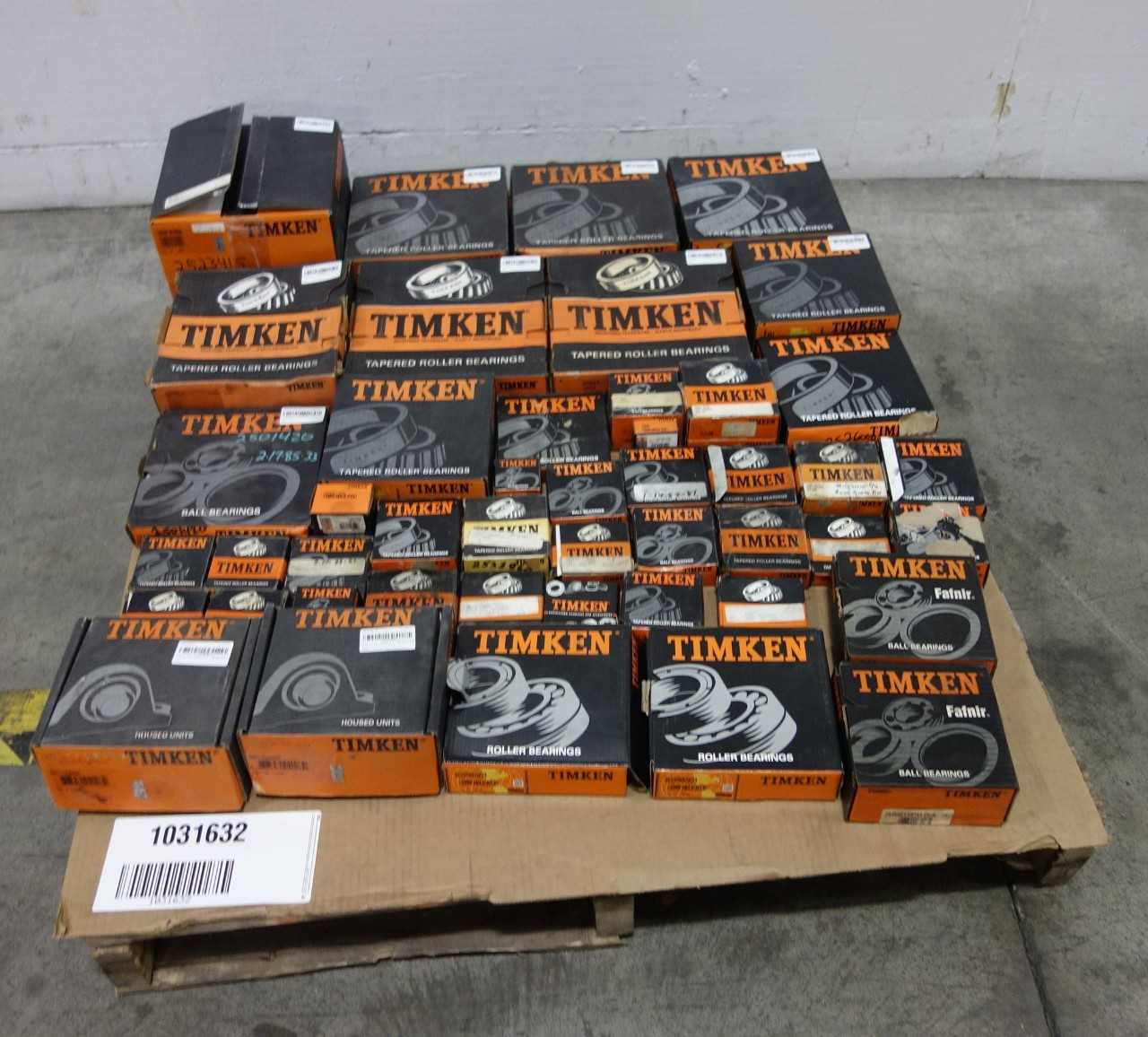 PALLET OF ASSORTED TIMKEN BEARINGS - BEARINGS