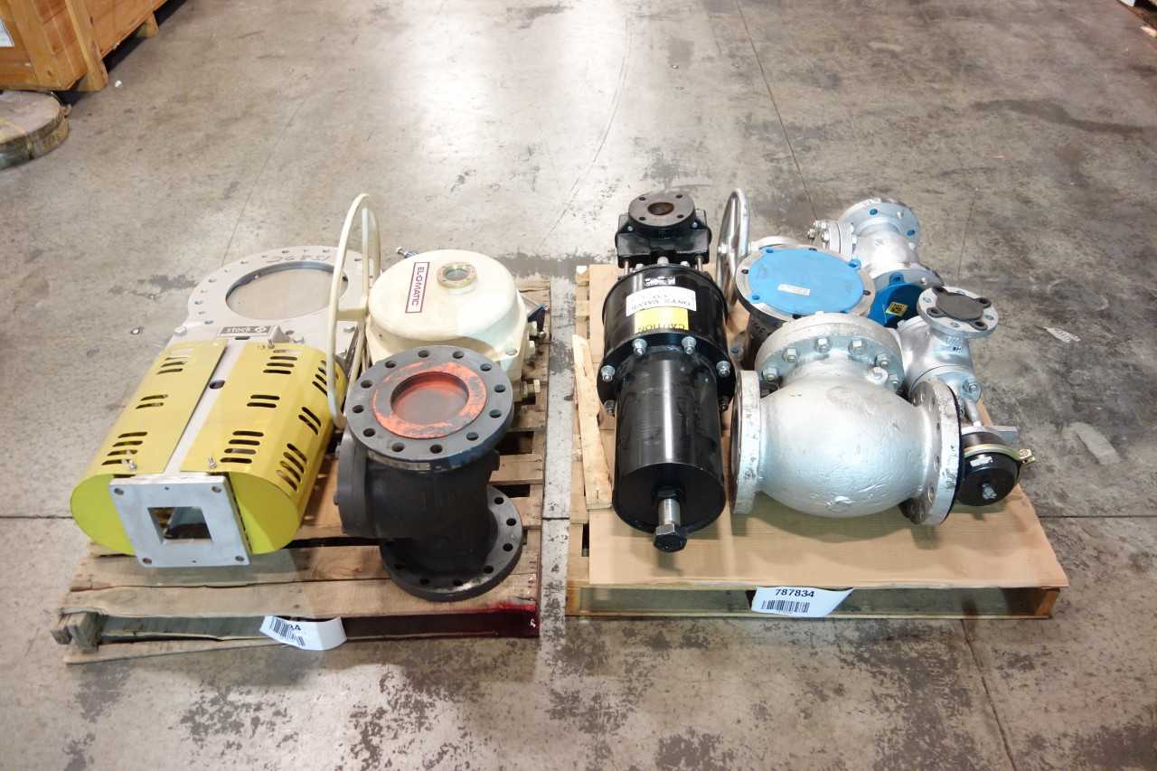2 PALLETS OF ASSORTED VALVES AND VALVE ACCESSORIES - VALVES