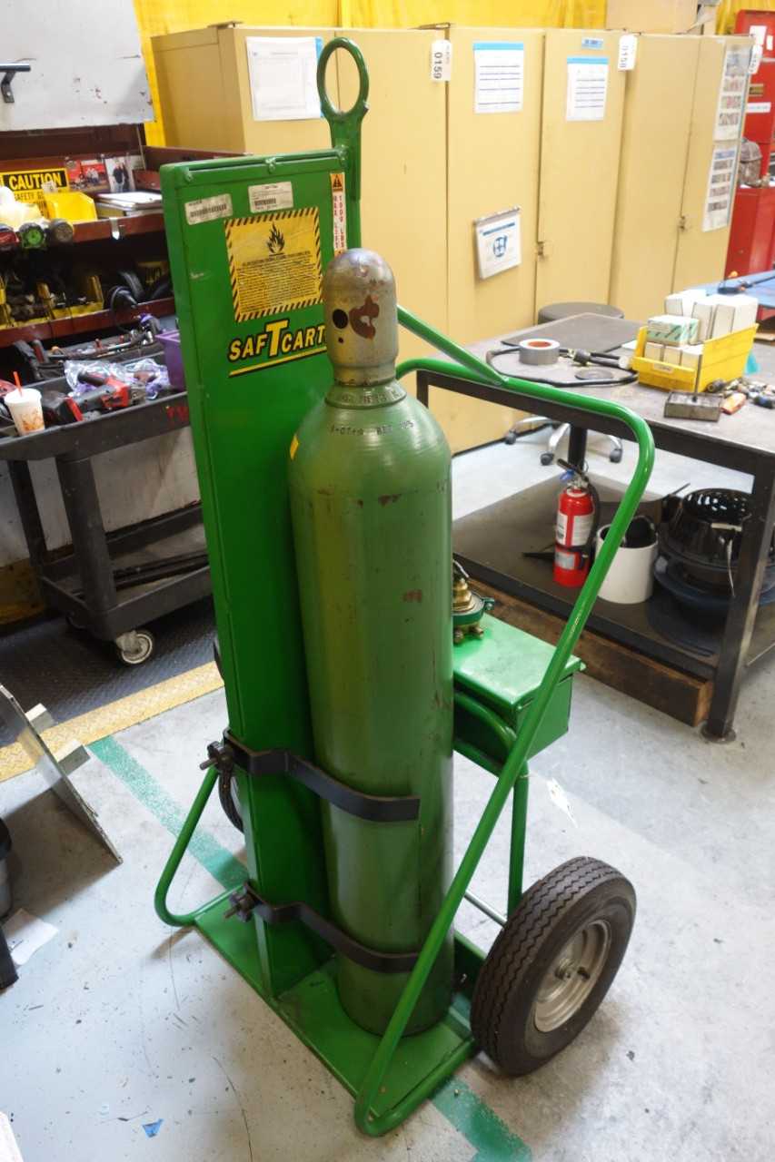 Saf T Cart 552-16FW Oxy/acetylene gas cylinder cart - ROLLING CARTS