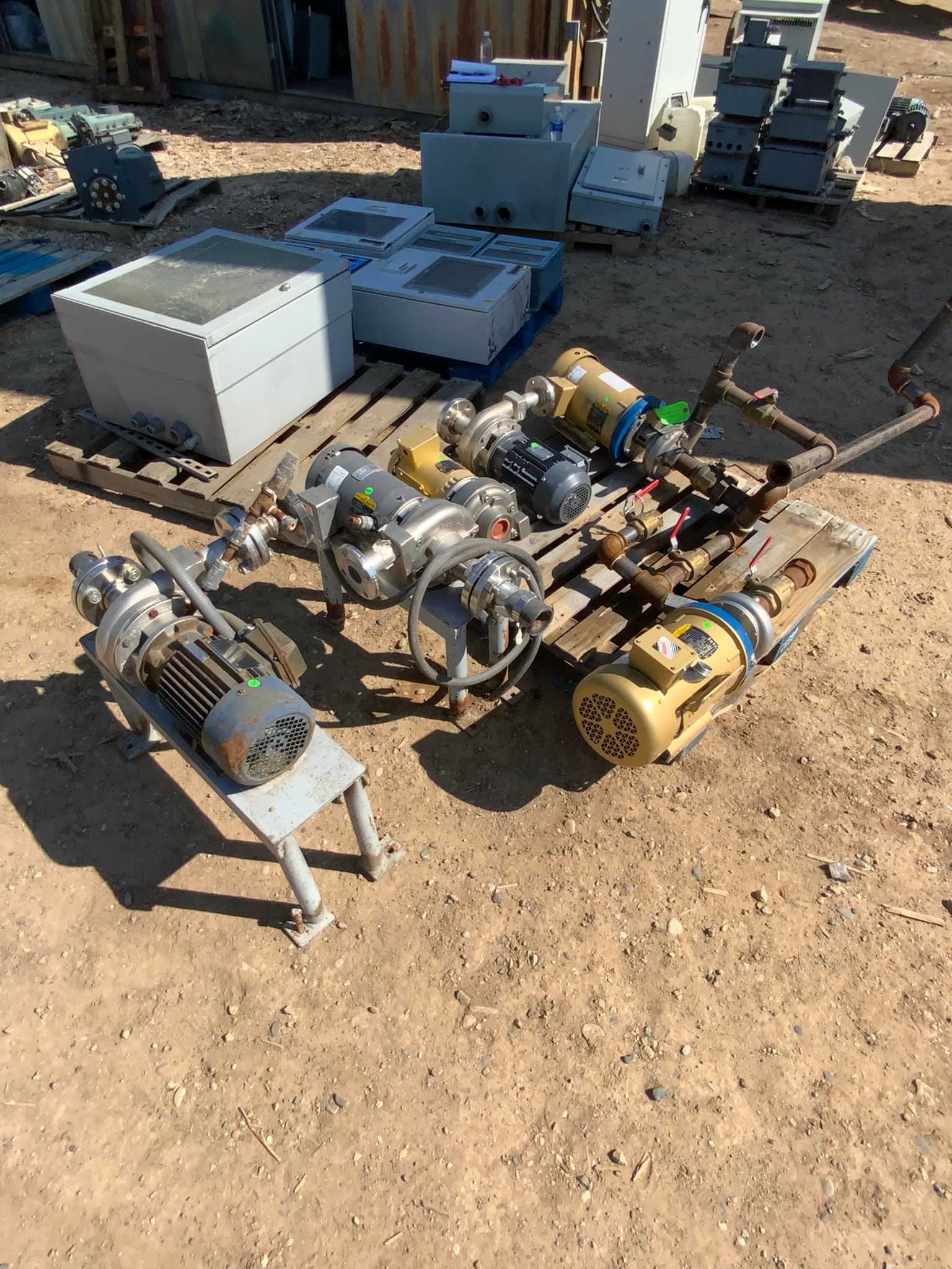 Lot of Baldor & Techtop Pumps and Motors - ELECTRIC MOTORS