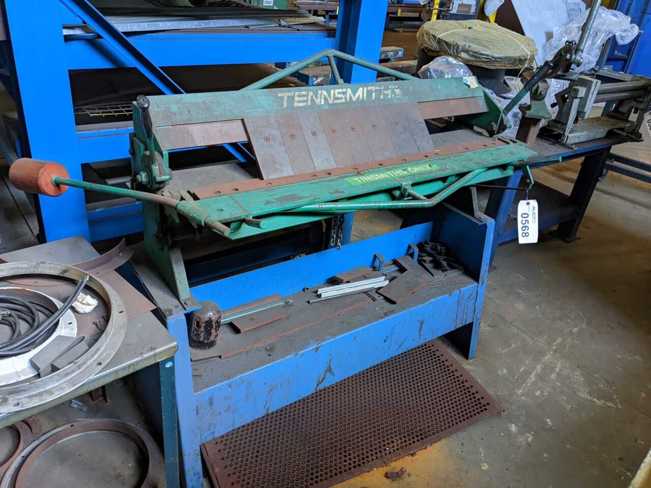 TEMMSMITH 4216 48" x 16GA. MANUAL FINGER BRAKE WITH KEIFER JAW - PRESS BRAKES