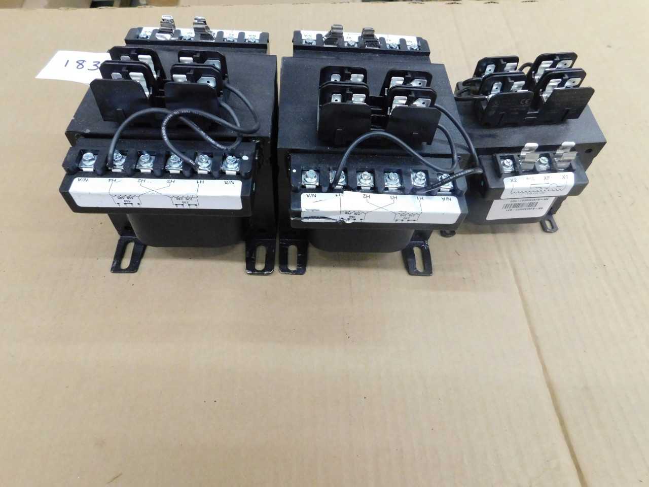 Lot of 3 Transformers - CONTROL TRANSFORMERS