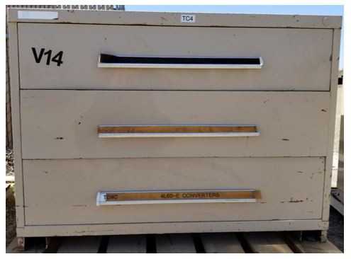 Lot of (3) Vidmar Cabinets - TOOL STORAGE