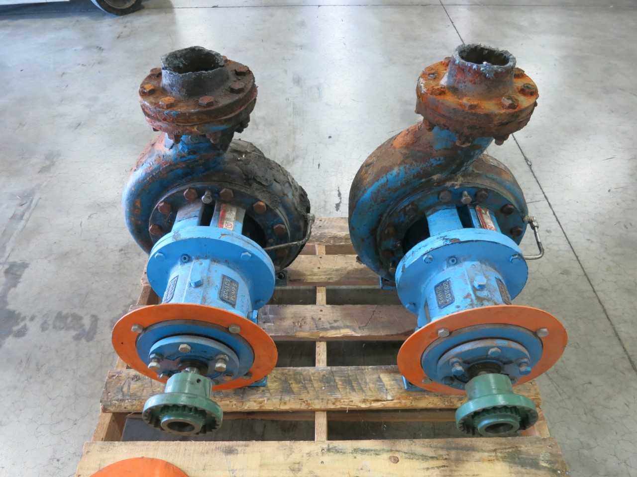LOT OF 2 GOULDS 3196MTX 4X6-10H CENTRIFUGAL PUMP - CENTRIFUGAL PUMP