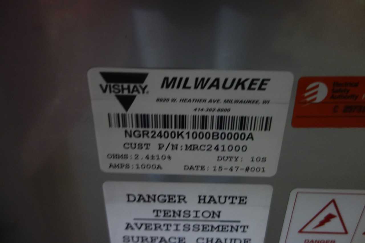 VISHAY MILWAUKEE RESISTOR - ELECTRIC POWER TOOLS