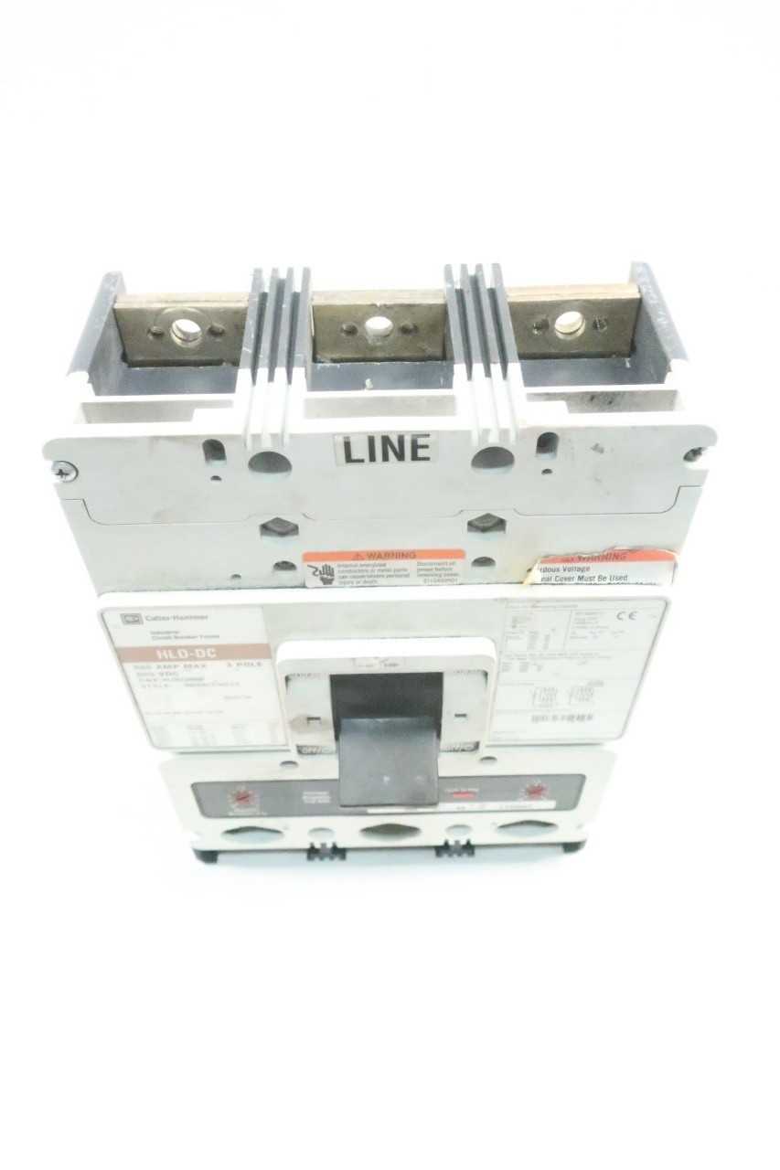 CUTLER HAMMER HLDDC3600F 3P 600A CIRCUIT BREAKER - CIRCUIT BREAKERS