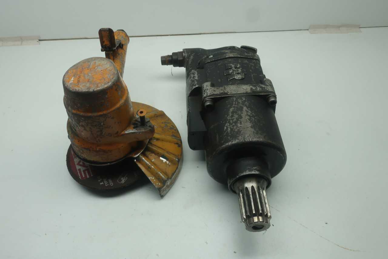 LOT OF ASSORTED PNEUMATIC TOOLS, AIR GRINDER, IMPACT WRENCH - INGERSOLL - PNEUMATIC POWER TOOL