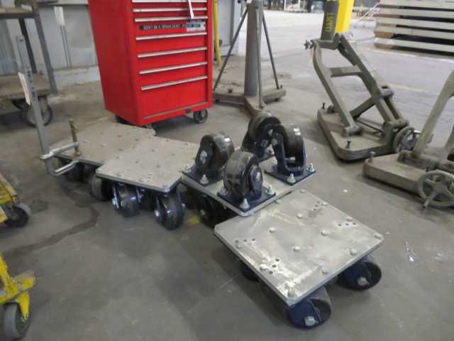 Heavy Duty Aluminum Dollies (5) Lot - MISCELLANEOUS