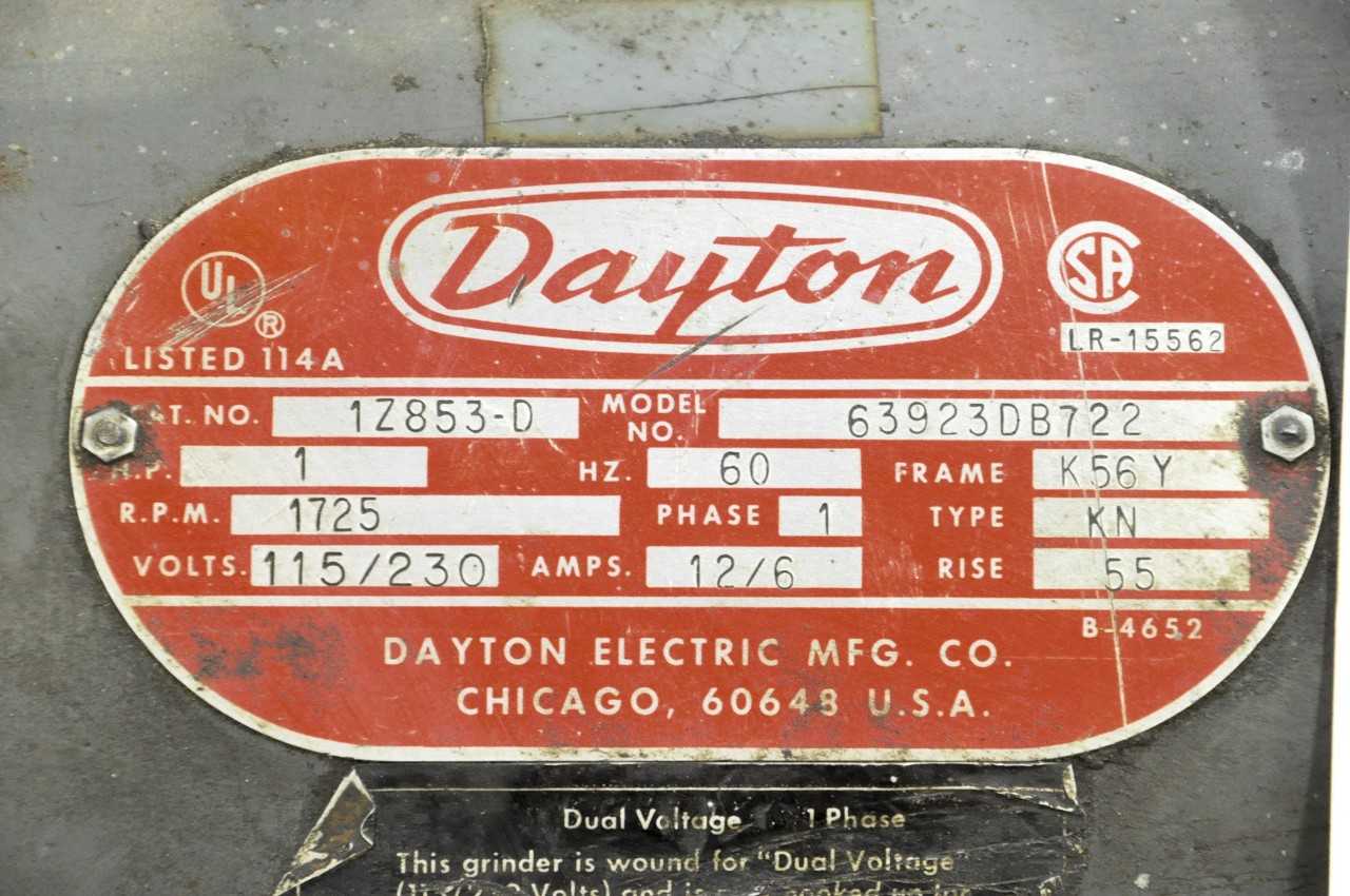 Dayton Pedestal Grinder - GRINDING MACHINES