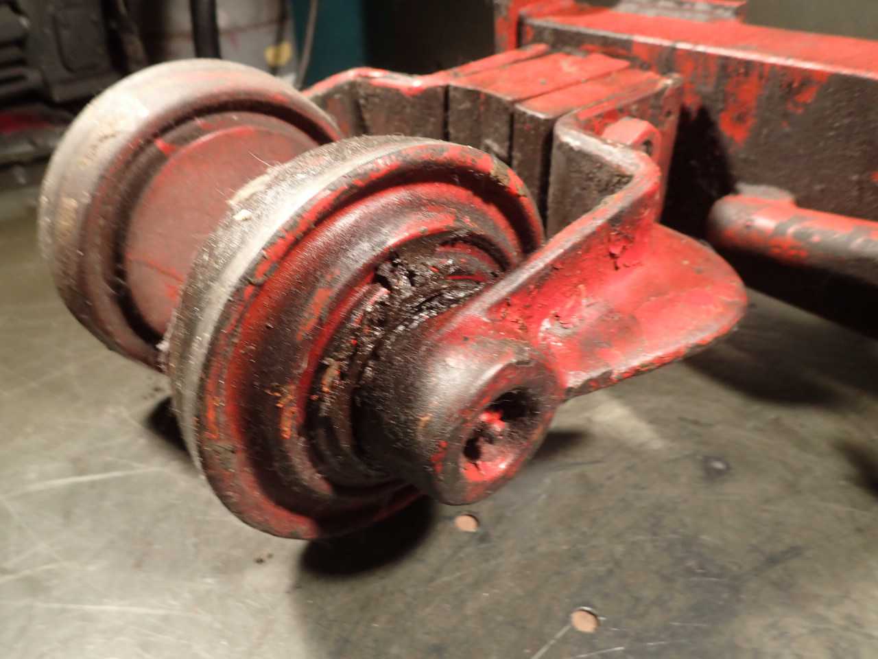 Heavy Duty 4" I-Beam Crane Hoist Spanner Trolley: 16-1/2" Center to Center - LIFTING EQUIPMENT