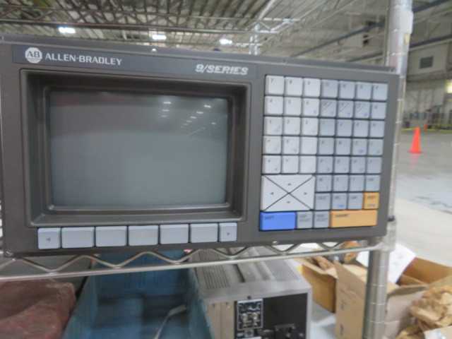 Allen Bradley, Sony, other monitors and cart, (lot) - MISCELLANEOUS