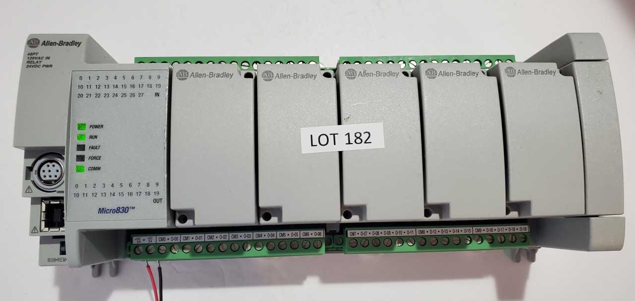 Allen Bradley Micro 830 2080-LC30-48AWB PLC - AUTOMATION & CONTROLS Allen Bradley Micro 830 2080-LC30-48AWB PLC - AUTOMATION & CONTROLS
