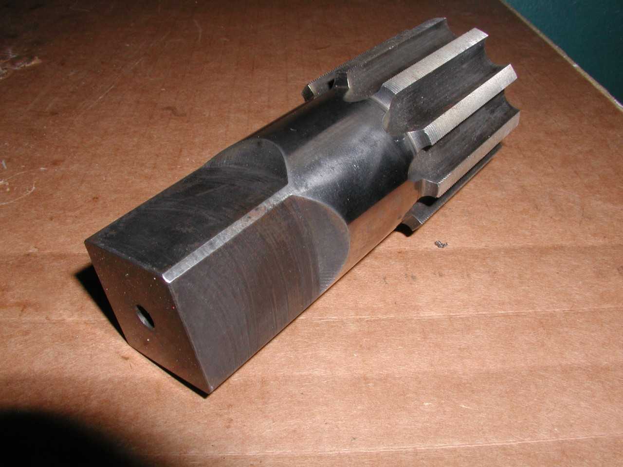 Wood & Spencer 1.975" -32 NS Hand Thread Tap 10-Flute 2" Long Flutes 5" OAL Used - MACHINING ACCESSORIES & TOOLING
