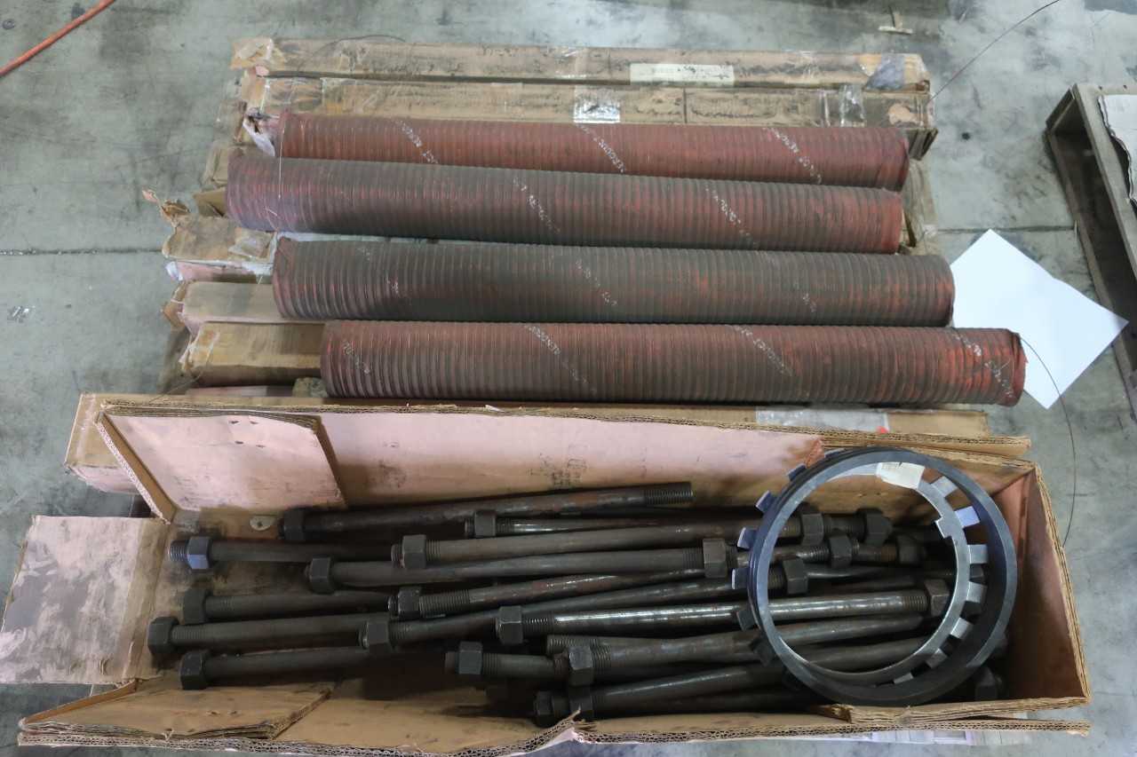 1 PALLET OF SEAL RAIL COLD END INTERMEDIATE WITH HOLDING BARS - MACHINING ACCESSORIES & TOOLING