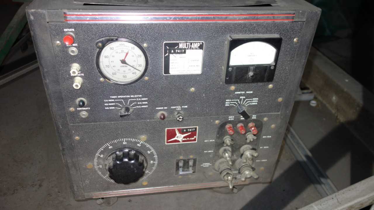 MULTI-AMP CB-25 2.5KVA 120/480V-AC HIGH CURRENT TEST SET - ELECTRIC POWER TOOLS