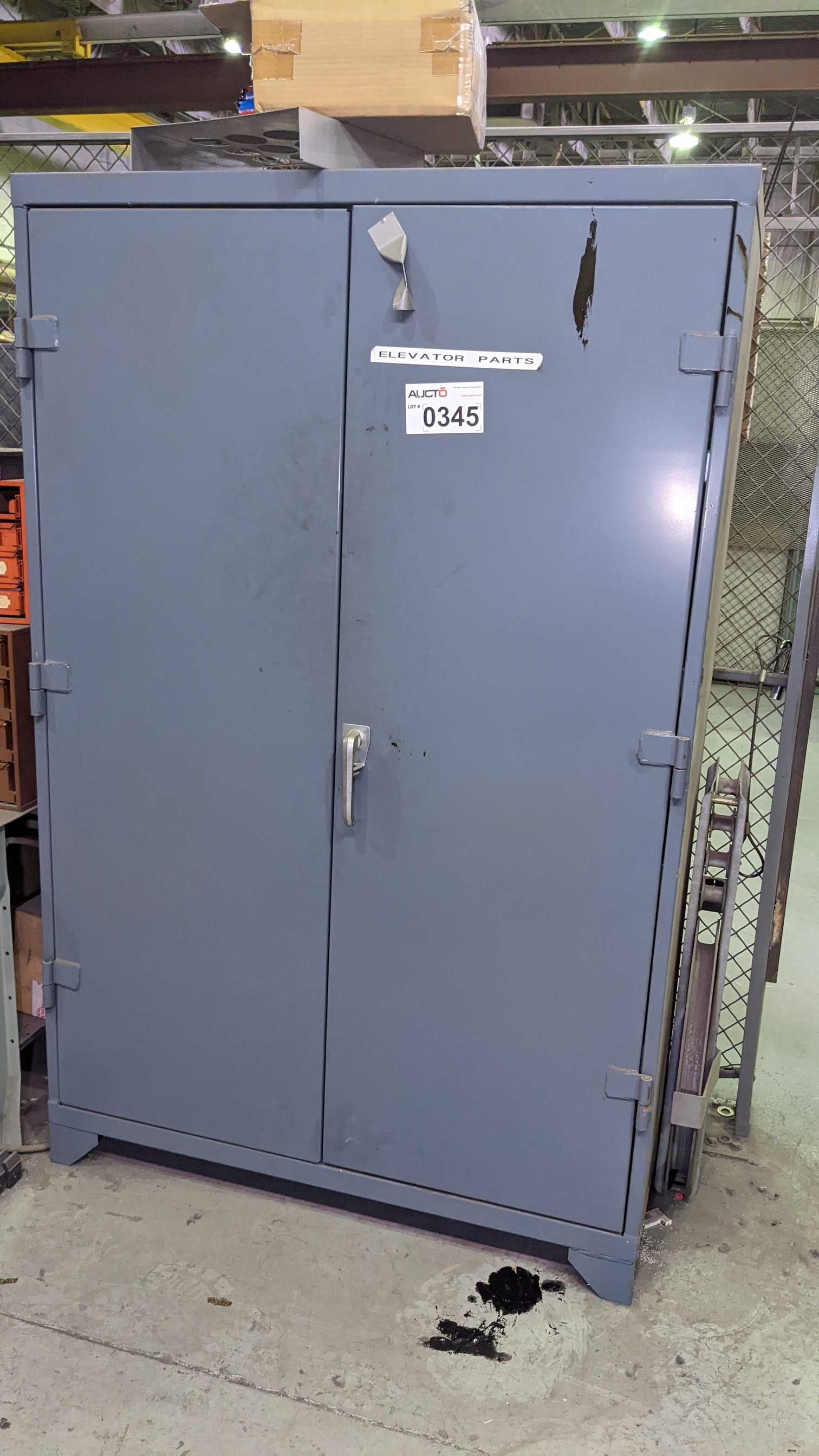 CABINET WITH CONTENTS - INDUSTRIAL PARTS