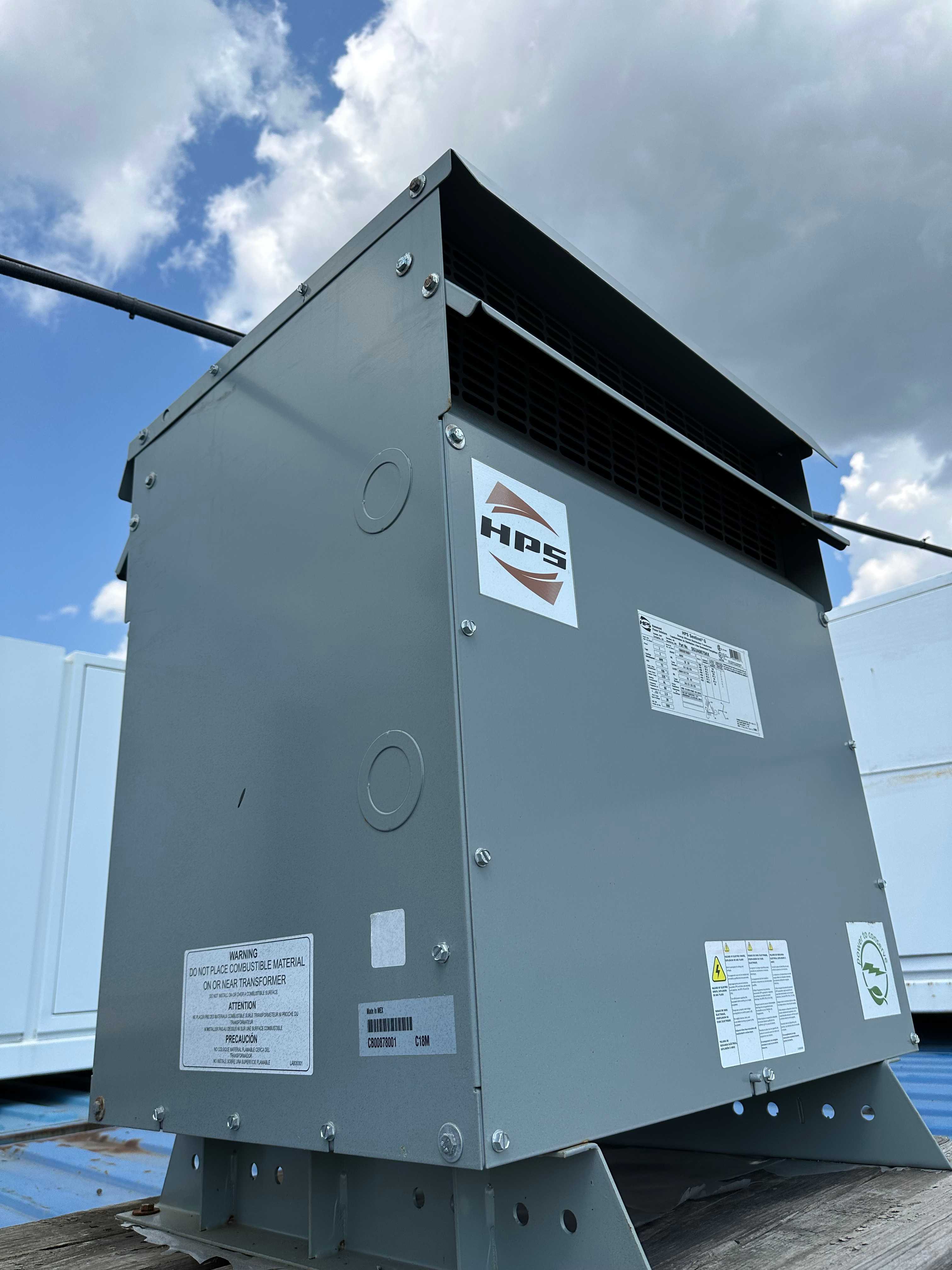 HAMMOND POWER SOLUTIONS 75 KVA TRANSFORMER - CONTROL TRANSFORMERS HAMMOND POWER SOLUTIONS 75 KVA TRANSFORMER - CONTROL TRANSFORMERS