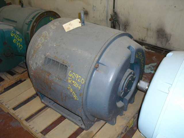 250 HP 1800 RPM 504UUS Frame Allis Chalmers Motor - ELECTRIC MOTORS