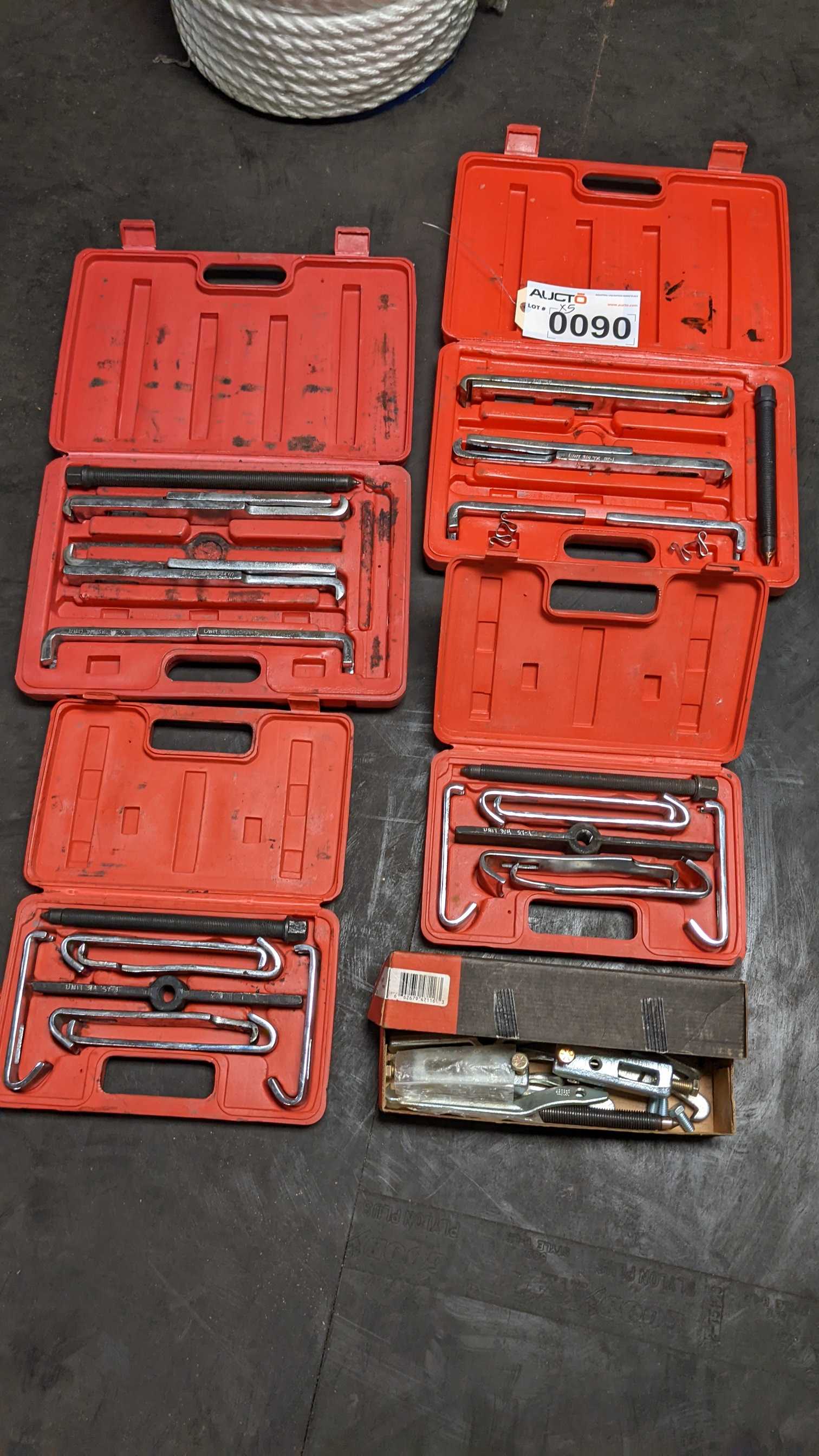 LOT OF 5 PULLER SETS - ELECTRIC POWER TOOLS