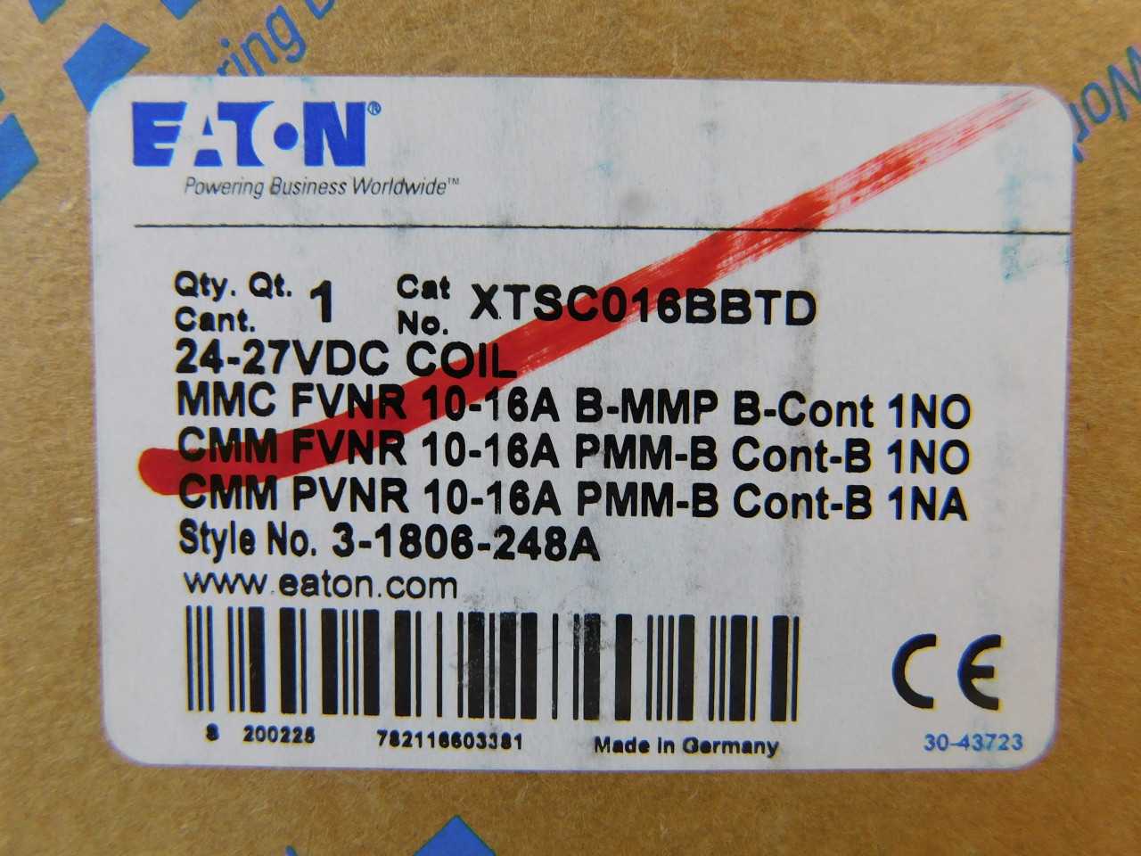 Quantity of 6x XTSC016BBTD Motor Operators - ELECTRIC MOTORS Quantity of 6x XTSC016BBTD Motor Operators - ELECTRIC MOTORS